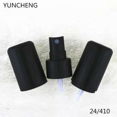 Matte effect black color 24/410 cosmetic fine mist head pump sprayer